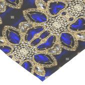 trendy stijlvol turkooise Gold deep blue Medium Tafelloper (Hoek)