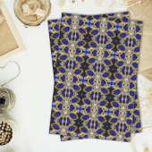 trendy stijlvol turkooise Gold deep blue Tissuepapier