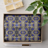 trendy stijlvol turkooise Gold deep blue Tissuepapier (Geschenk)