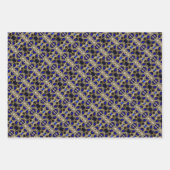 Trendy Stijlvol Turquoise Goud Zilver Saffier Blau Inpakpapier Vel (Voorkant 2)