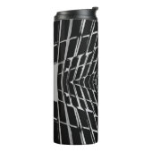 Trendy stijlvol uniek ontwerp thermosbeker (Gedraaid links)