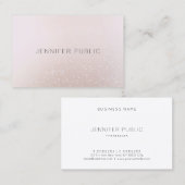 Trendy stijlvolle eenvoudige moderne professionele visitekaartje (Voorkant / Achterkant)