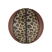 Trendy stijlvolle gedurfde luipaard bont dierenpri basketbal (Verticaal)