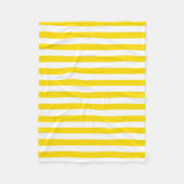 Trendy stijlvolle gele Sjabloon, klein Fleece Deken (Voorkant)