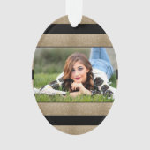 trendy stijlvolle geometrische zwarte en gouden st ornament (voorkant)