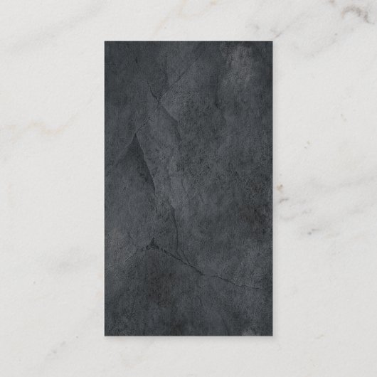 Trendy stijlvolle grijze textuur minimalistisch mo visitekaartje (Achterkant)