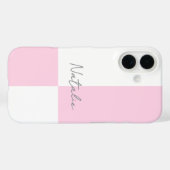 Trendy stijlvolle kleurblok chic gepersonaliseerd Case-Mate iPhone case (Achterkant (horizontaal))