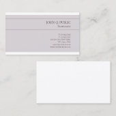 Trendy stijlvolle kleuren, ontwerp minimalistisch  visitekaartje (Voorkant / Achterkant)