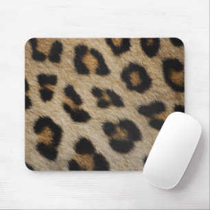 Trendy stijlvolle luipaard bont dier print patroon muismat