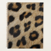 Trendy stijlvolle luipaard bont dier print patroon planner (Voorkant)