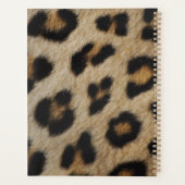 Trendy stijlvolle luipaard bont dier print patroon planner (Achterkant)