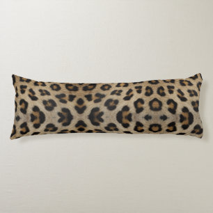 Trendy stijlvolle luipaard bont print dier patroon lichaamskussen