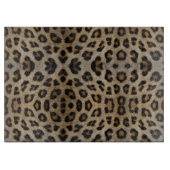 Trendy stijlvolle luipaard bont print dier patroon snijplank (Voorkant)