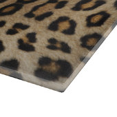 Trendy stijlvolle luipaard bont print dier patroon snijplank (Hoek)