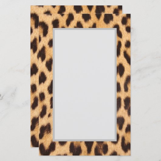 trendy stijlvolle mode leopard print (Voorkant / Achterkant)