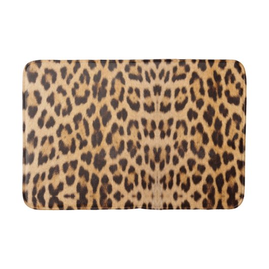 trendy stijlvolle mode leopard print badmat (Voorkant)