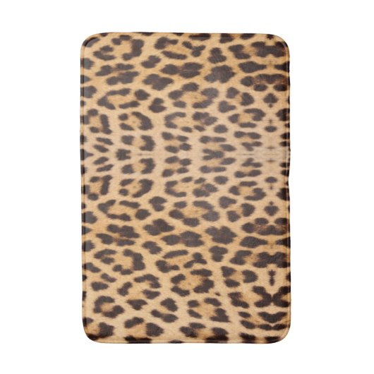 trendy stijlvolle mode leopard print badmat (Voorkant Verticaal)