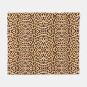 trendy stijlvolle mode leopard print fleece deken (Voorkant (Horizontaal))