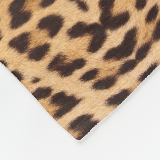 trendy stijlvolle mode leopard print fleece deken (Hoek)