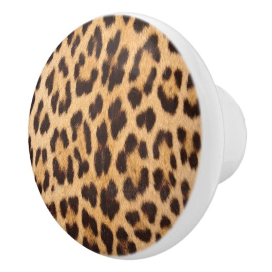 trendy stijlvolle mode leopard print keramische knop (Rechts)
