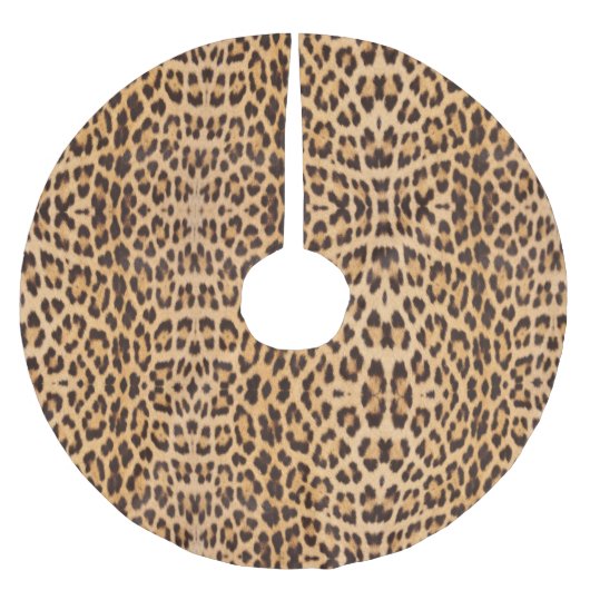 trendy stijlvolle mode leopard print kerstboom rok (Voorkant)