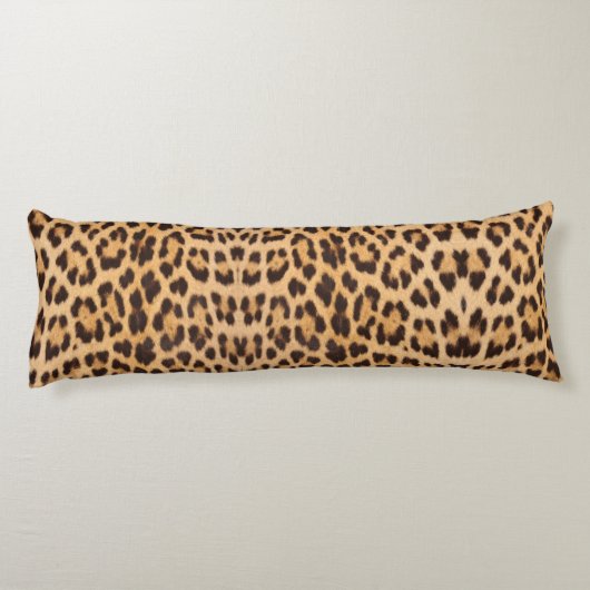trendy stijlvolle mode leopard print lichaamskussen (Achterkant)