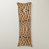 trendy stijlvolle mode leopard print lichaamskussen (Voorkant Verticaal)