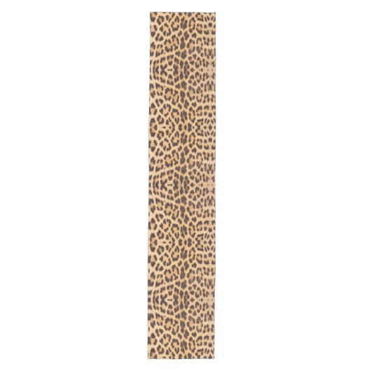 trendy stijlvolle mode leopard print medium tafelloper (Voorkant)