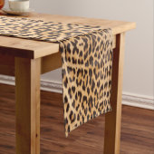trendy stijlvolle mode leopard print medium tafelloper (Voorbeeld)