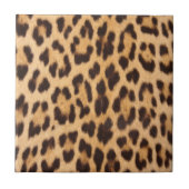 trendy stijlvolle mode leopard print tegeltje (Voorkant)