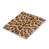 trendy stijlvolle mode leopard print tegeltje (Zijkant)