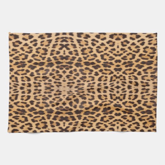 trendy stijlvolle mode leopard print theedoek (Horizontaal)