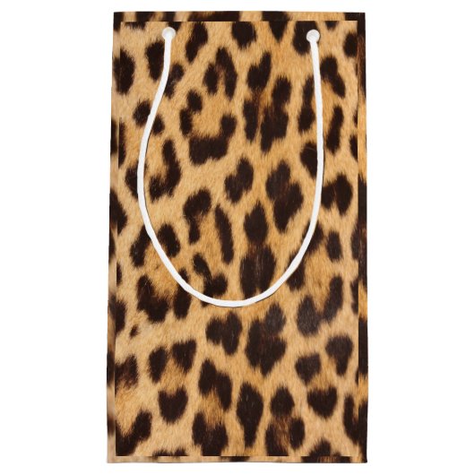 trendy stijlvolle, wilde safari leopard print klein cadeauzakje (Voorkant)