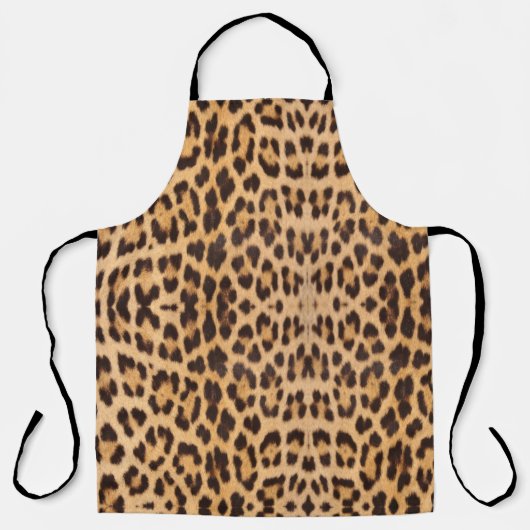 trendy stijlvolle, wilde safari leopard print schort (Voorkant)
