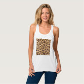 trendy stijlvolle, wilde safari leopard print tanktop (Volledige Voorkant)