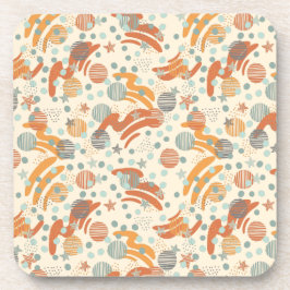 Trendy stippen patroon werpt kussen bier onderzetter