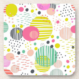 Trendy stippen patroon werpt kussen bier onderzetter