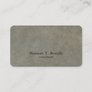 Trendy Stone Grey Plain Creatief Modern Visitekaartje