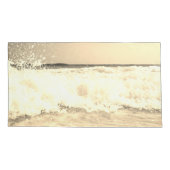 Trendy strandthema kussensloop (Achterkant-Links)