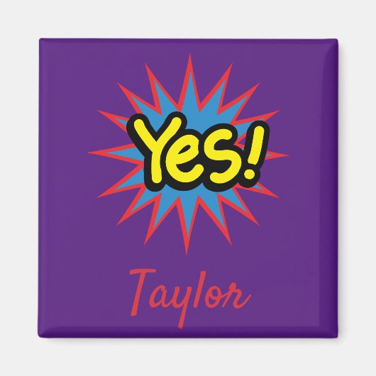 Trendy Street art Magneet (Voorkant)