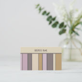 Trendy Stripes Design Visitekaartje (Staand voorkant)