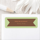 Trendy Stripes Gepersonaliseerde Keuken Labels (Insitu)