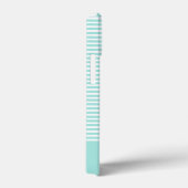 Trendy Stripes met Upscale Heart Monogram Case-Mate iPhone Case (Achterkant / Rechts)