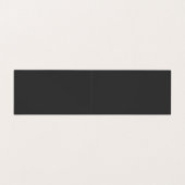 Trendy Style Gray Monogram Minimalist Plain Simple Visitekaartje (Binnenkant ongevouwen)