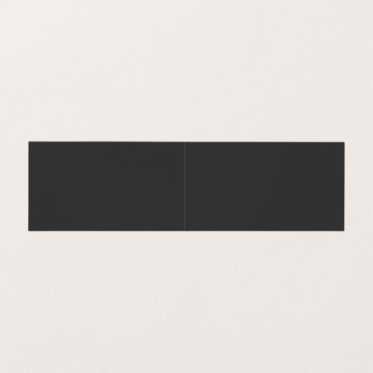 Trendy Style Gray Monogram Minimalist Plain Simple Visitekaartje (Binnenkant ongevouwen)