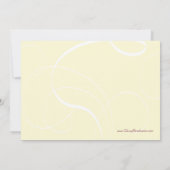 Trendy stylish cherry blossom graduparty kaart (Achterkant)