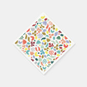 Trendy Stylish Colorful Organic Patterned Servet (Hoek)