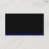 Trendy Stylish Dark Blue Manager Visitekaartje (Achterkant)