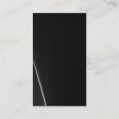 Trendy Stylish Dark Grey Wave Visitekaartje (Achterkant)