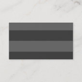 Trendy Stylish Gray Professional Consultant Visitekaartje (Achterkant)